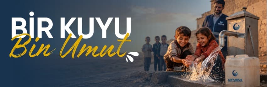 Yemen destek hattı için temiz su ve yaşam desteği görseli