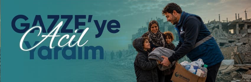 Suriye destek hattı için acil yardım görseli