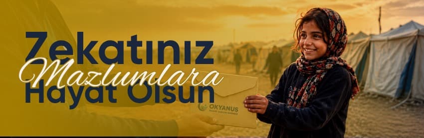 Zekat bağışı kampanyası görseli